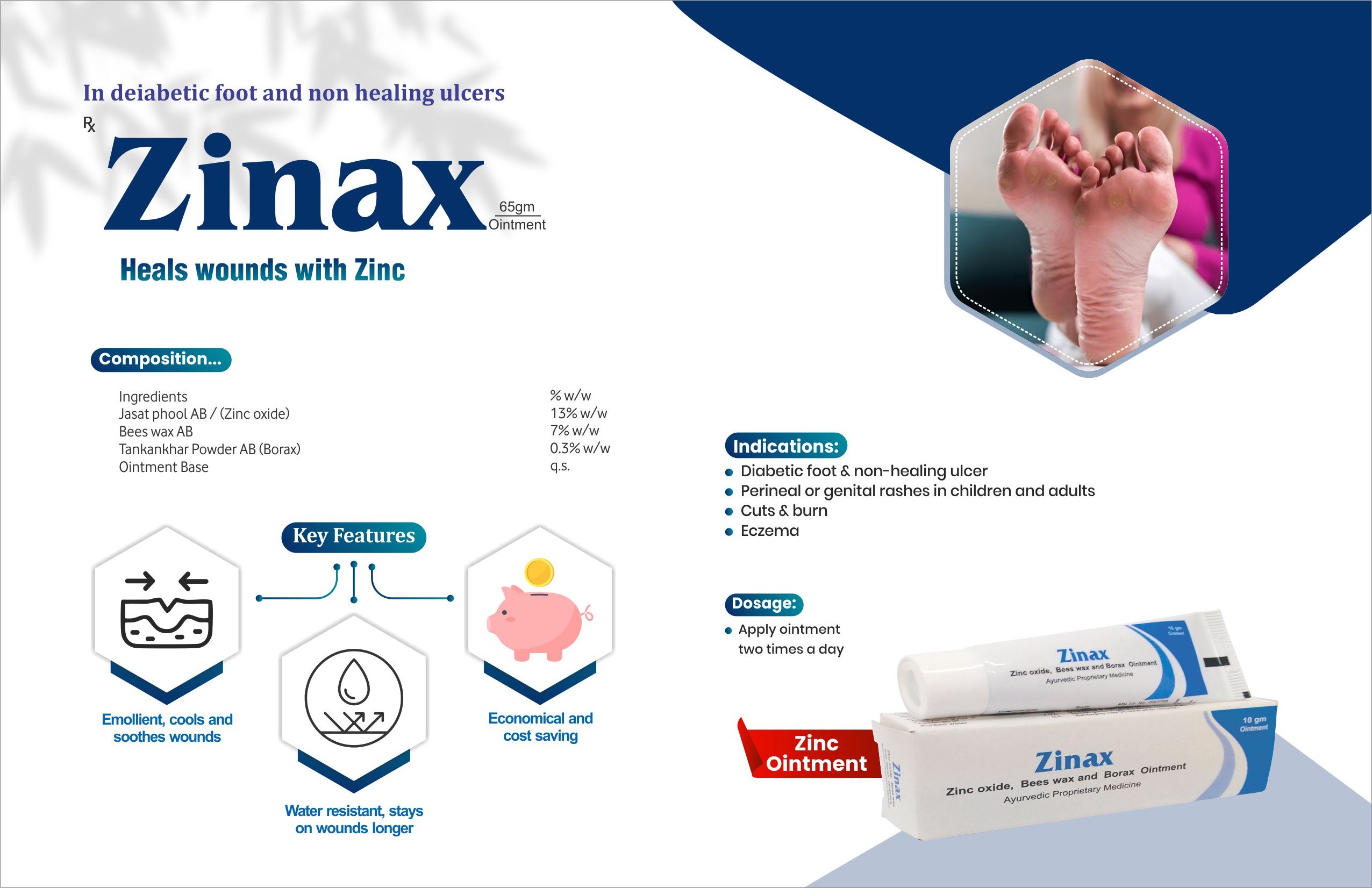 Zinax catalog sheet